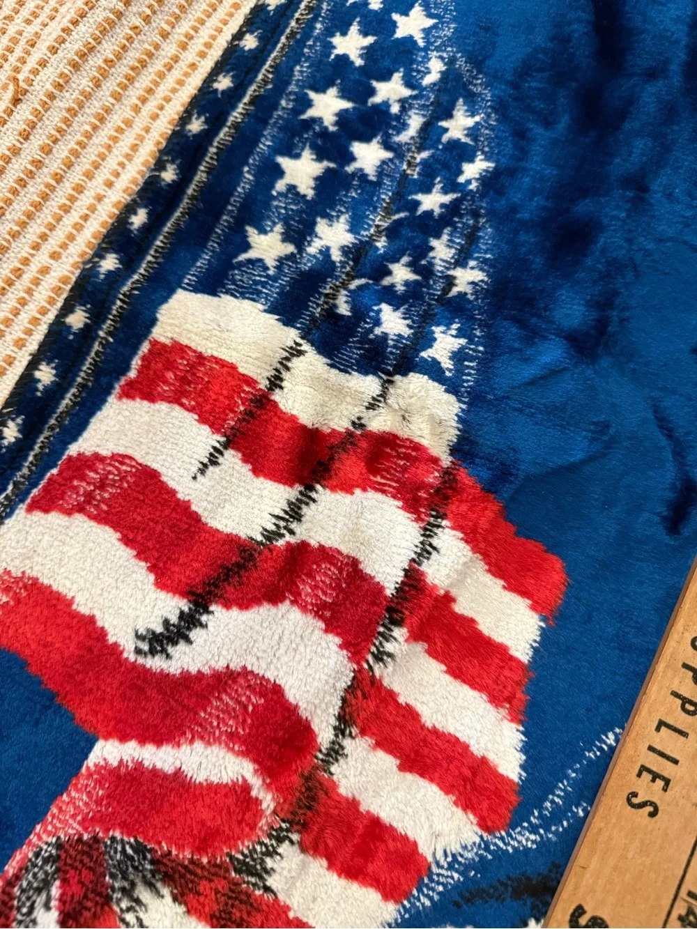 Vintage 1960s John F. Kennedy tapestry wall hanging
